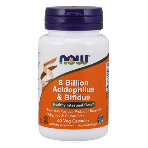 NOW 8 Billion Acidophilus & Bifidus Probiotic in Pakistan - Buy Vitamins