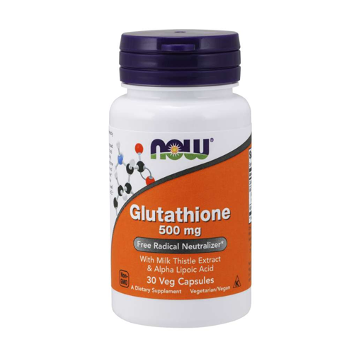 NOW Glutathione 500mg, 30Ct - Buy Vitamins