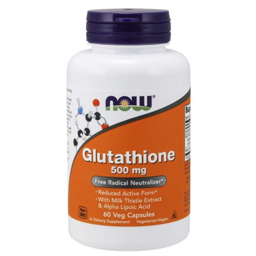 NOW Glutathione 500mg, 60Ct - Buy Vitamins