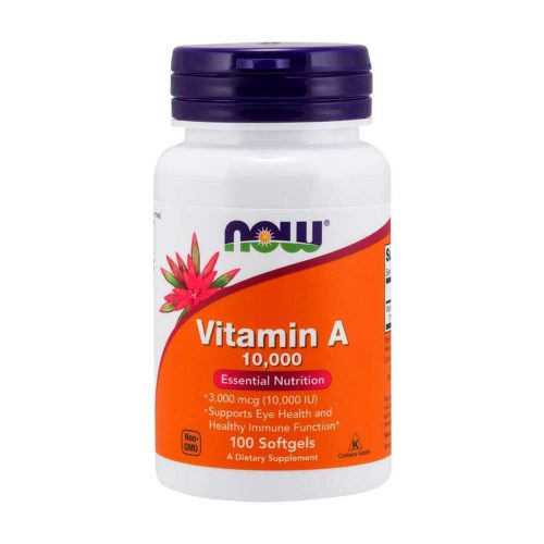 NOW Vitamin A 10000IU 100 Softgels - Buy Vitamins