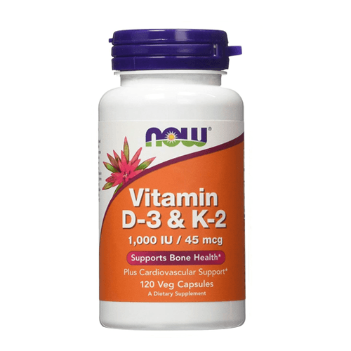 NOW Vitamin D-3 & K-2, 120ct in Pakistan - Buy Vitamins
