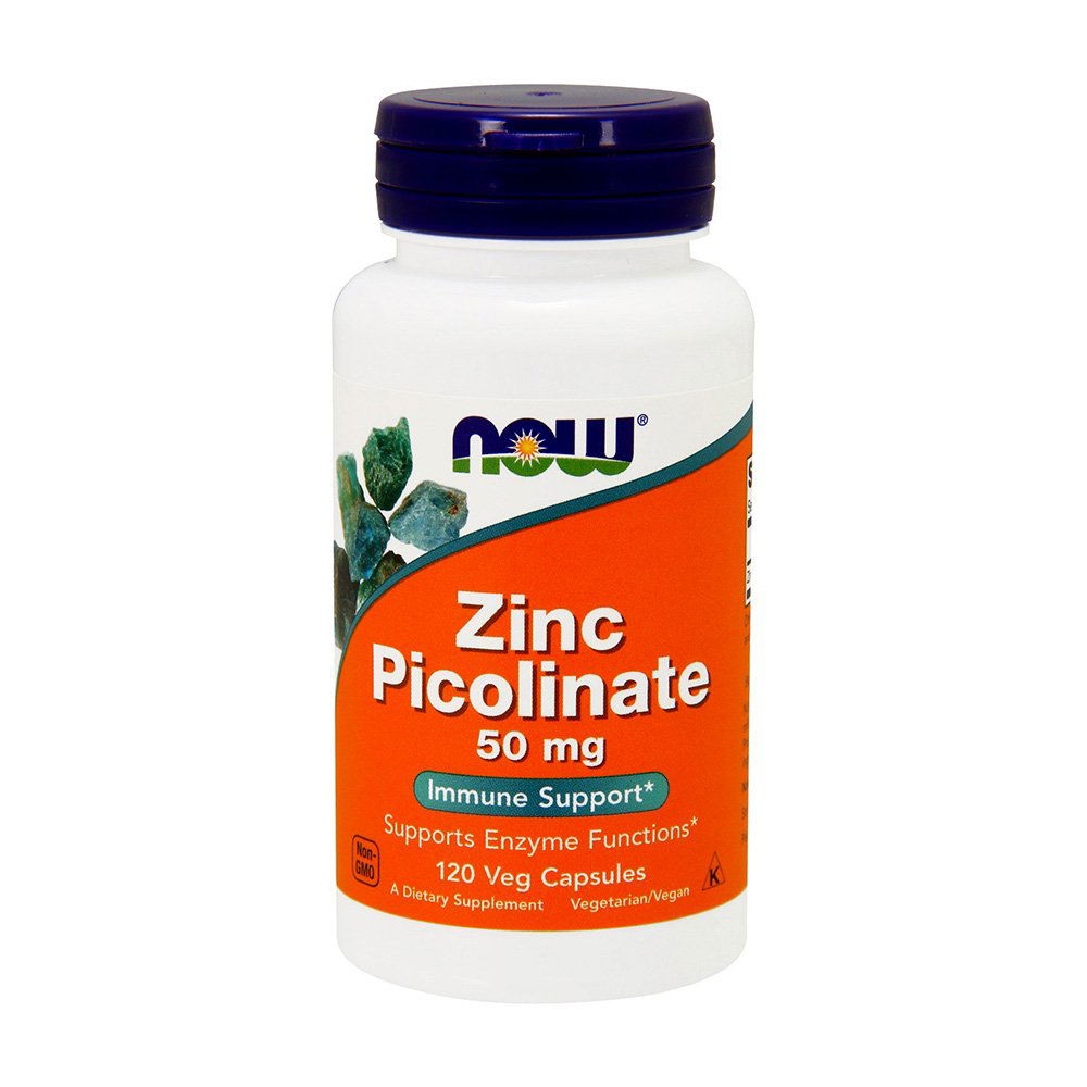 NOW Zinc Picolinate 50mg 120ct - Buy Vitamins