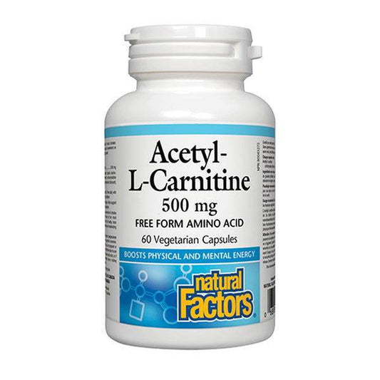 Natural Factors Acetyl-L-Carnitine 500 mg, 60 Ct in Pakistan - Buy Vitamins