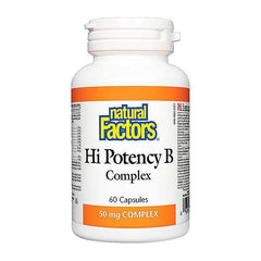 Natural Factors Hi Potency B-50 B Complex, 60 Ct in Pakistan - Buy Vitamins