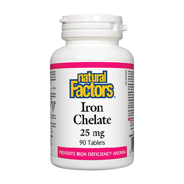 Natural Factors Iron Chelate 25mg - Buy Vitamins