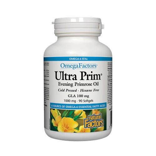 Natural Factors Ultra Prim Evening Primrose Oil 1000mg, 90 Ct in Pakistan - Buy Vitamins