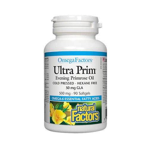 Natural Factors Ultra Prim Evening Primrose Oil 500mg, 90 Ct in Pakistan - Buy Vitamins