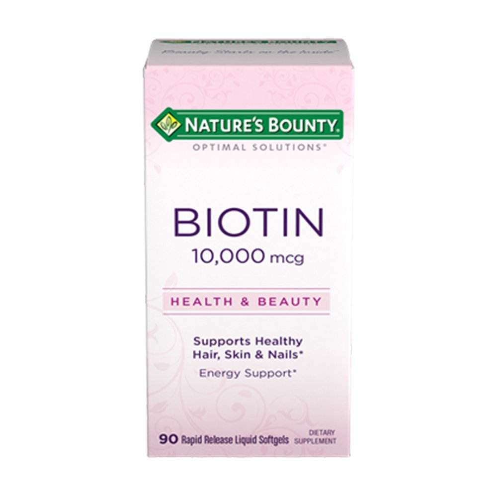Natures Bounty Biotin 10,000mcg 90 softgels in Pakistan - Buy Vitamins