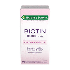 Natures Bounty Biotin 10,000mcg 90 softgels in Pakistan - Buy Vitamins