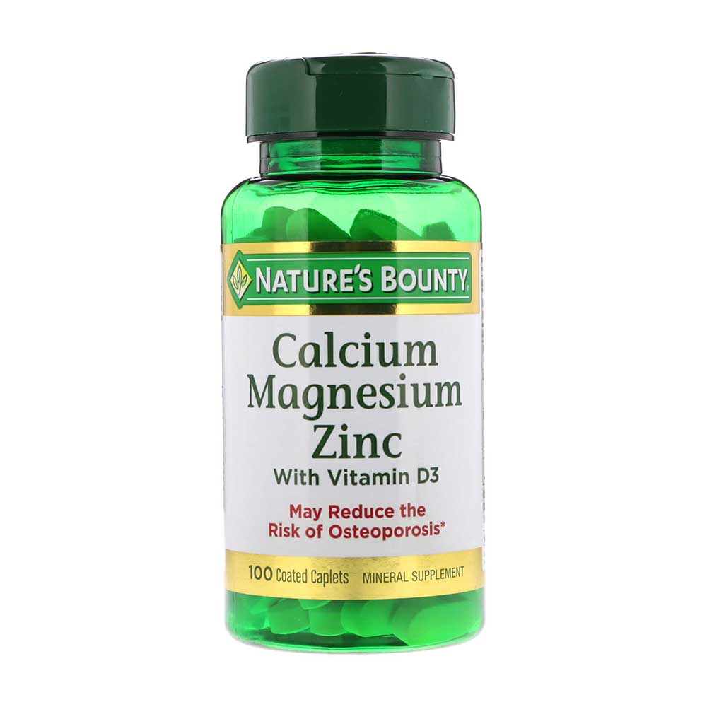 Natures Bounty Calcium Magnesium Zinc 100ct - Buy Vitamins