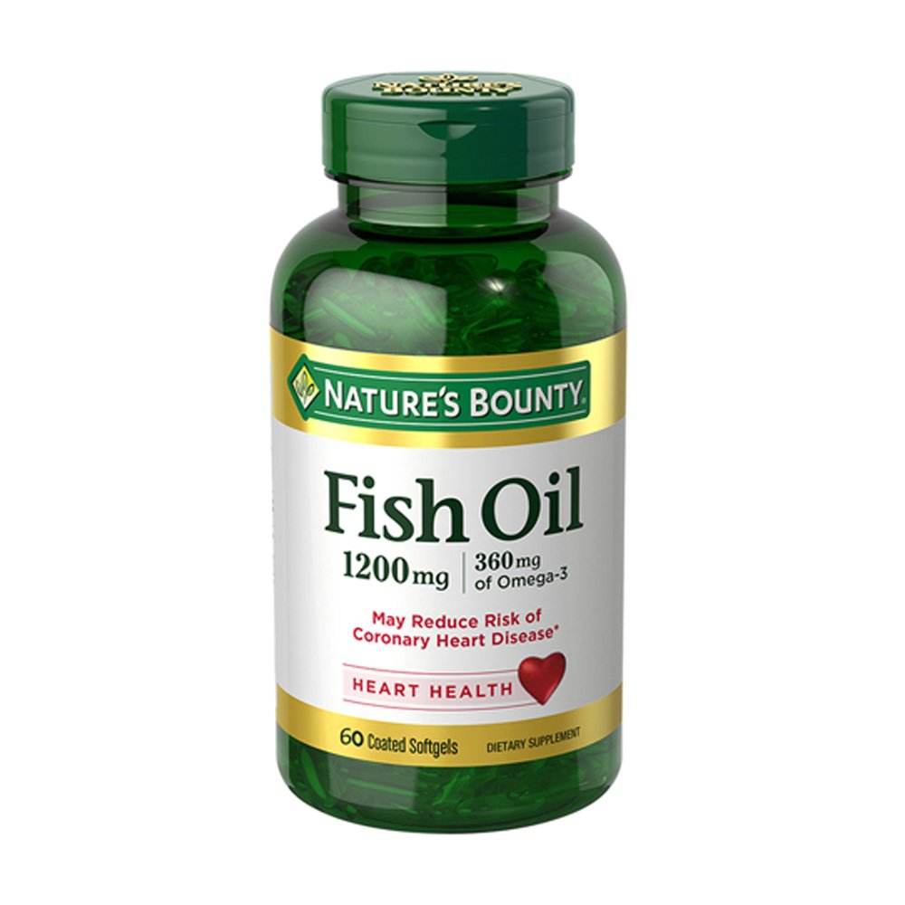 Natures Bounty Fish Oil 1200mg Plus Omega-3 60 Softgels in Pakistan - Buy Vitamins