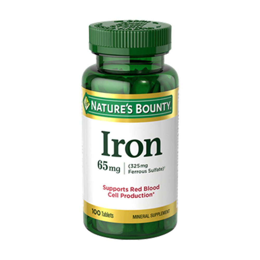 Natures Bounty Iron 65mg 100ct - Buy Vitamins