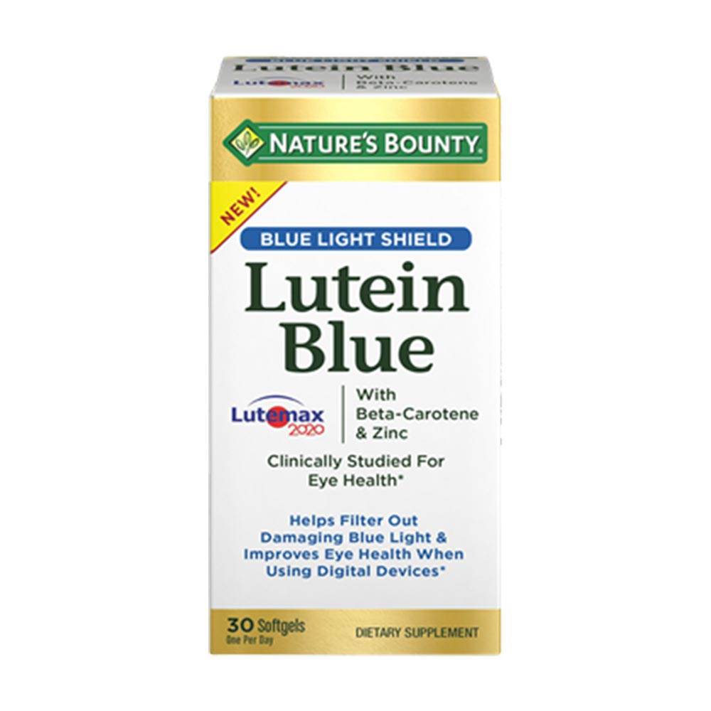Natures Bounty Lutein Blue 30 Softgels in Pakistan - Buy Vitamins