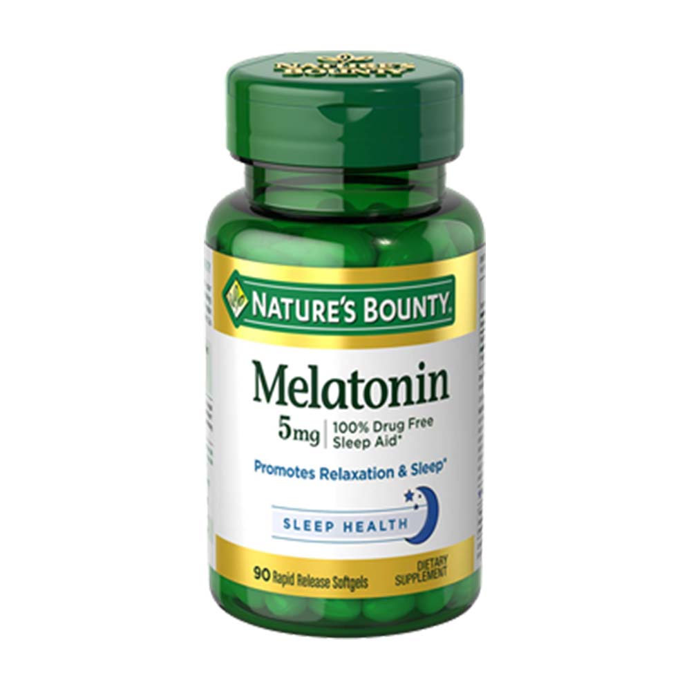 Natures Bounty Melatonin 5mg 90 Softgels - Buy Vitamins