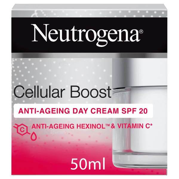 Neutrogena Cellular Boost Anti-Ageing Day Cream SPF 20 – 50ml in Pakistan - Buy Vitamins