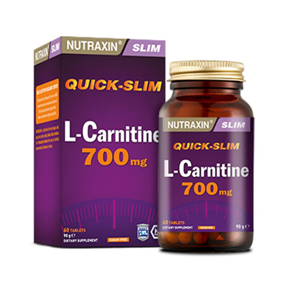 Nutraxin Quick-Slim L-Carnitine 700mg 60 Tablets - Buy Vitamins