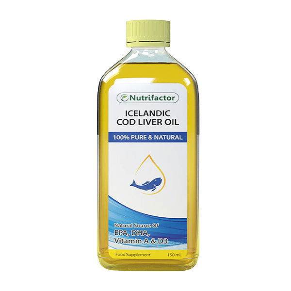 Nutrifactor Icelandic Cod Liver Oil, 150ml in Pakistan - Buy Vitamins