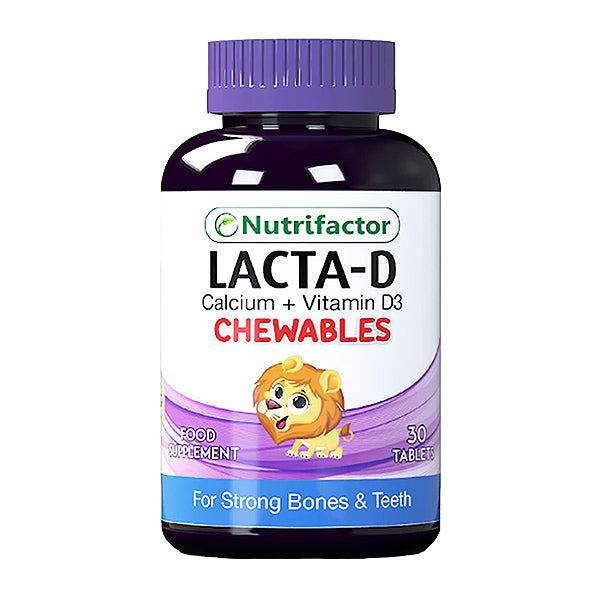Nutrifactor Lacta-D Chewables, 30 Ct in Pakistan - Buy Vitamins