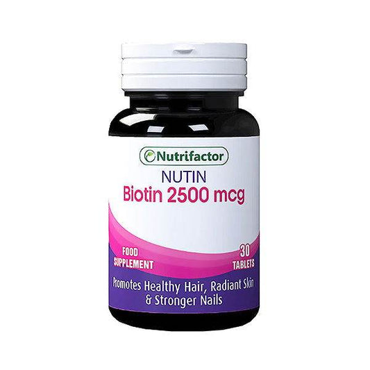 Nutrifactor Nutin (Biotin 2500 mcg), 30 Ct in Pakistan - Buy Vitamins