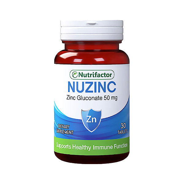 Nutrifactor Nuzinc Zinc Gluconate 50mg - Buy Vitamins