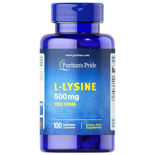 Puritans Pride L-Lysine 500mg, 100Ct - Buy Vitamins