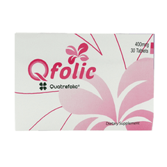 QFolic (Folic Acid) 400 mcg - Route2Health in Pakistan - Buy Vitamins