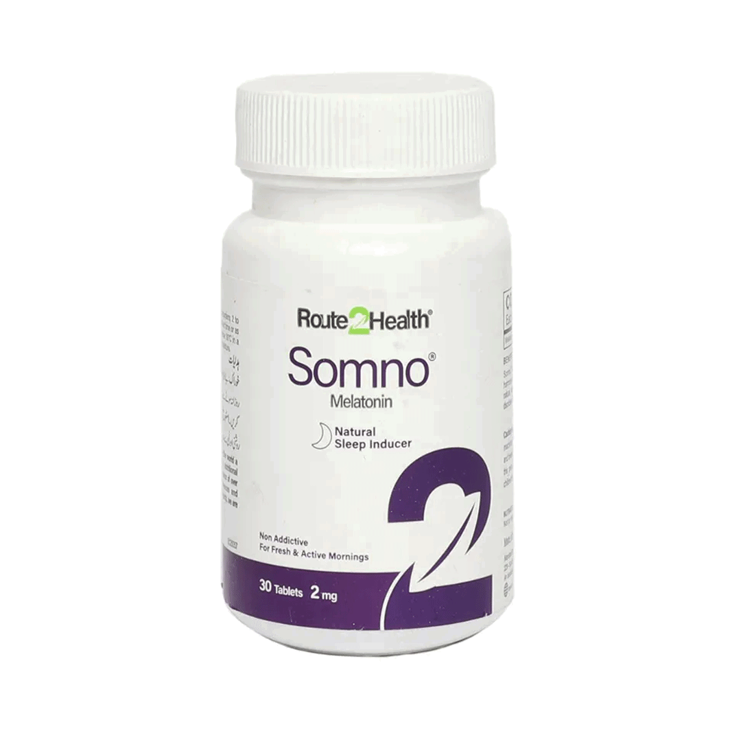 Somno (Melatonin) 2 mg - Route2Health - Buy Vitamins