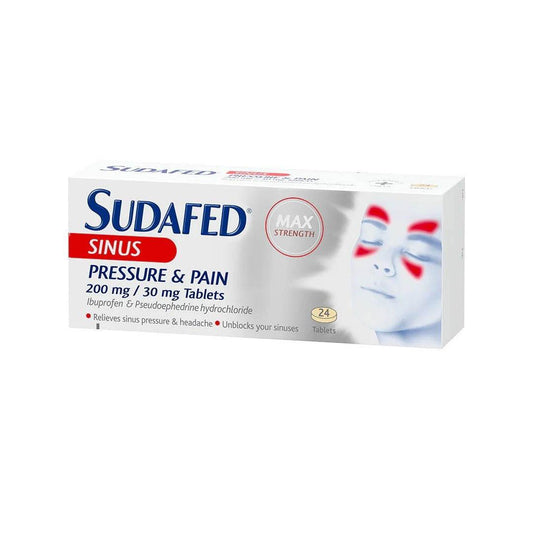 Sudafed Sinus Pressure & Pain 24 CT in Pakistan - Buy Vitamins
