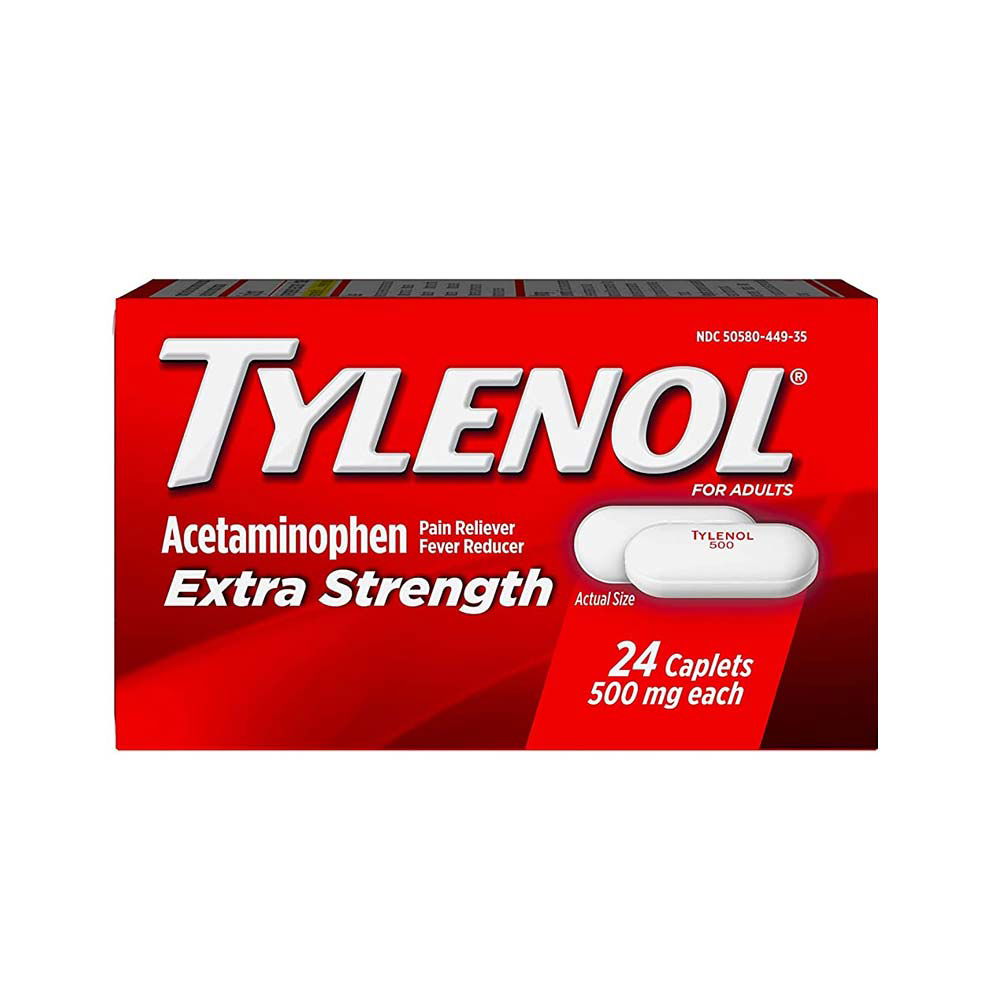 TYLENOL Extra Strength 500mg 24CT - Buy Vitamins