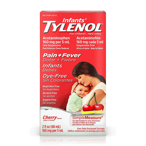 Tylenol Infants' for Pain + Fever Cherry Flavor, 60ml in Pakistan - Buy Vitamins