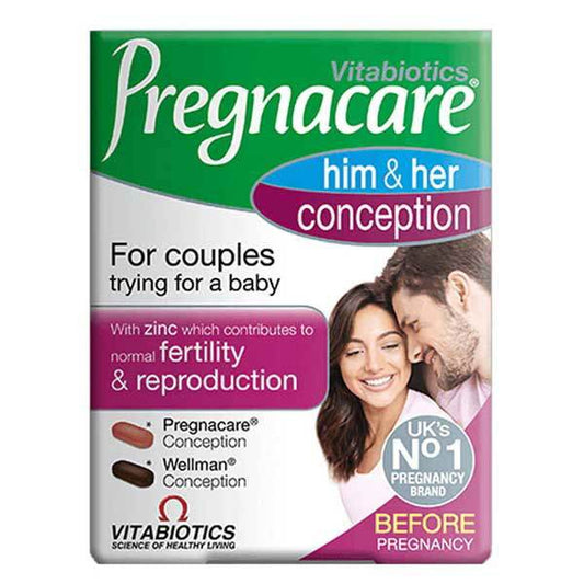 Vitabiotics Pregnacare Him & Her Conception in Pakistan - Buy Vitamins