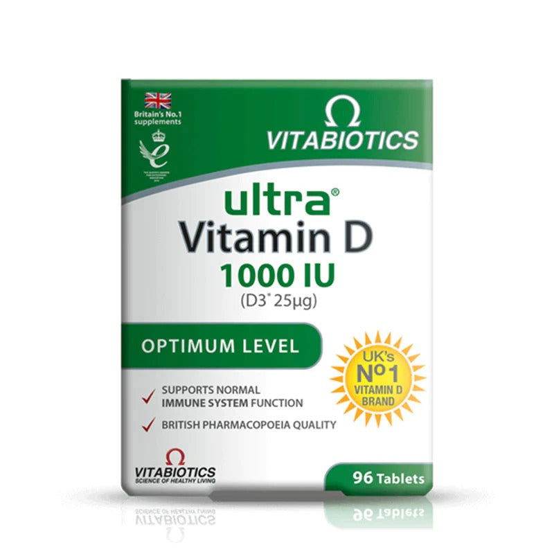 Vitabiotics Ultra Vitamin D 1000IU 96ct in Pakistan - Buy Vitamins