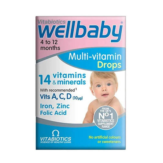 Vitabiotics Wellbaby Multi-vitamin Drops in Pakistan - Buy Vitamins