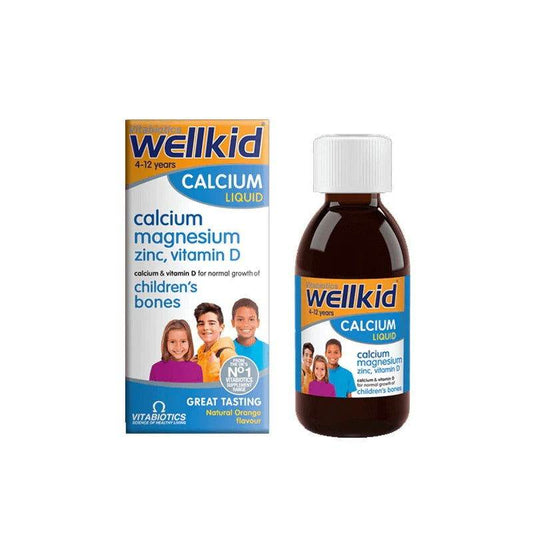 Vitabiotics Wellkid Calcium Liquid in Pakistan - Buy Vitamins