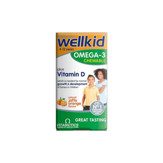 Vitabiotics Wellkid Omega-3 Chewable in Pakistan - Buy Vitamins