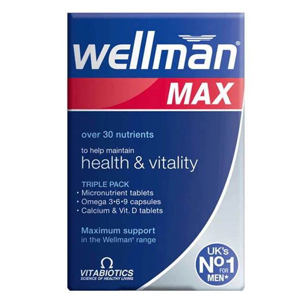 Vitabiotics Wellman Max - 84 CT in Pakistan - Buy Vitamins